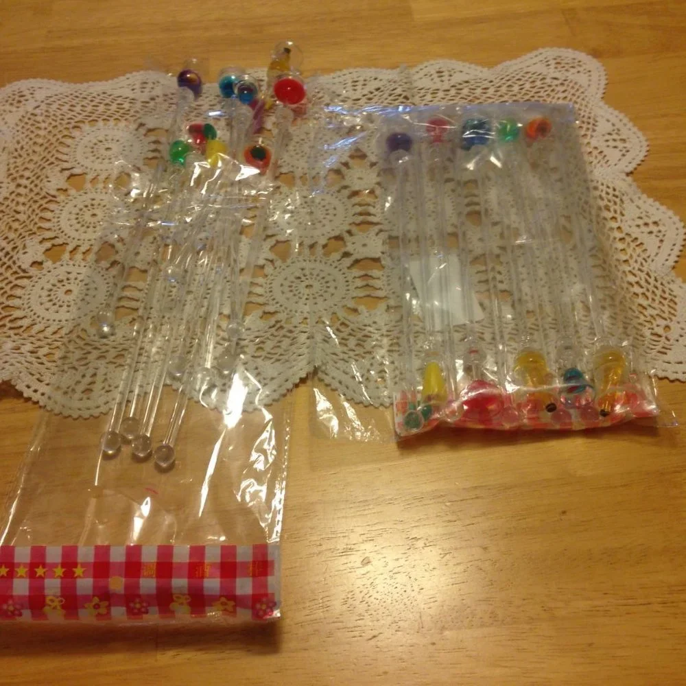 Bar Accessories - Cocktail stir sticks, unique designs for party or bar